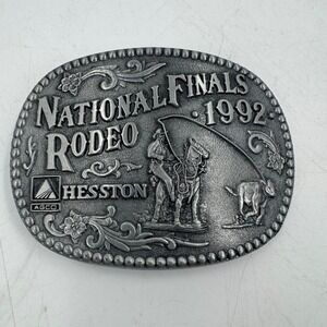 National‎ Finals Rodeo 1992 Hesston NFR Commemorative Belt Buckle Limited